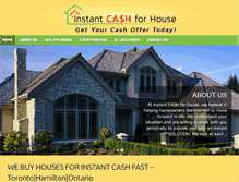 Tablet Screenshot of instantcashforhouse.com